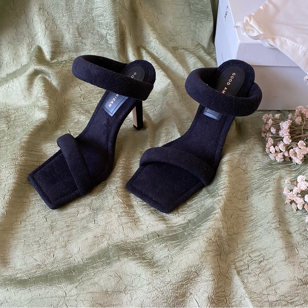 Good American Black Heels